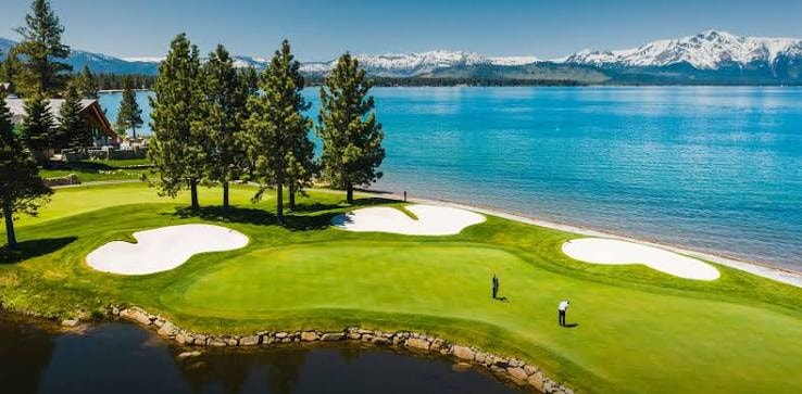 Edgewood Tahoe lakeside golf course