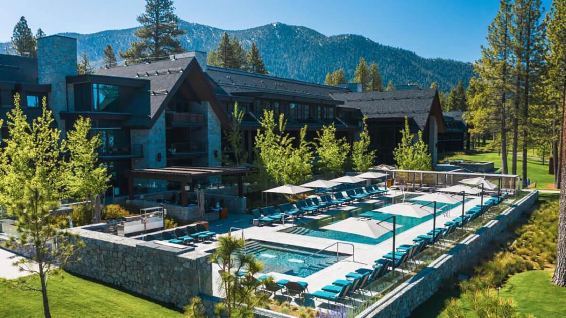 Edgewood Tahoe Resort lodge and pool